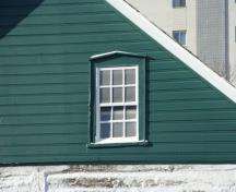 Detail view of the William Brown House, Winnipeg, 2007; Historic Resources Branch, Manitoba Culture, Heritage, Tourism and Sport, 2007