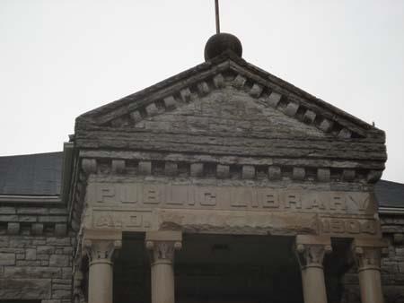 Portico, St. Marys Library, 2007