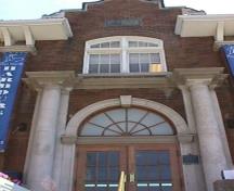 View of main entrance; City of Mississauga