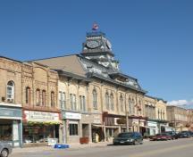 Of note is the Cardno Block's prominent position of Main Street.; Kayla Jonas, 2008.