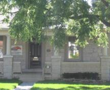 Featured is the finely dressed limestone facade; Paul Dubniak, 2008.