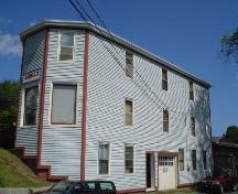 112-118 Lincoln Street, Old Town Lunenburg, south façade, 2004; Heritage Division, NS Dept. of Tourism, Culture and Heritage