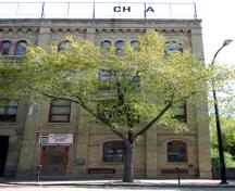 Primary elevation, from the south, of the Swiss Building, Winnipeg, 2006; Historic Resources Branch, Manitoba Culture, Heritage and Tourism, 2006
