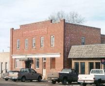 Front façade of Grand Hotel in Shaunavon, 2003.; Government of Saskatchewan, James Winkel, 2003