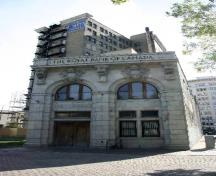 West elevation of the Union Bank Building Annex, Winnipeg, 2006; Historic Resources Branch, Manitoba Culture, Heritage and Tourism, 2006