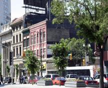 Contextual view, from the northeast, of Birt's Saddlery, Winnipeg, 2006; Historic Resources Branch, Manitoba Culture, Heritage and Tourism, 2006