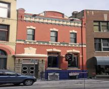 Primary elevation, from the southwest, of the T.W. Taylor Building, Winnipeg, 2006; Historic Resources Branch, Manitoba Culture, Heritage and Tourism, 2006