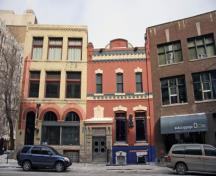 Contextual view, from the south, of the T.W. Taylor Building, Winnipeg, 2006; Historic Resources Branch, Manitoba Culture, Heritage and Tourism, 2006