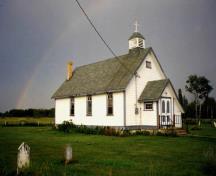Vue d'ensemble - du nord-ouest de l'église anglicane St. Helen's, Fairford, 2007; Historic Resources Branch, Manitoba Culture, Heritage and Tourism, 2007