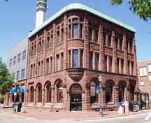 The ground floor of the Royal Bank Building is now a branch of Tim Hortons.  The upper floors serve as commercial office space.; Moncton Museum