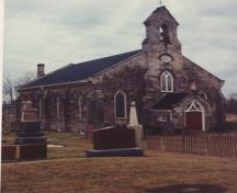 Of note is the bell cote tower.; Town of Halton Hills, n.d.