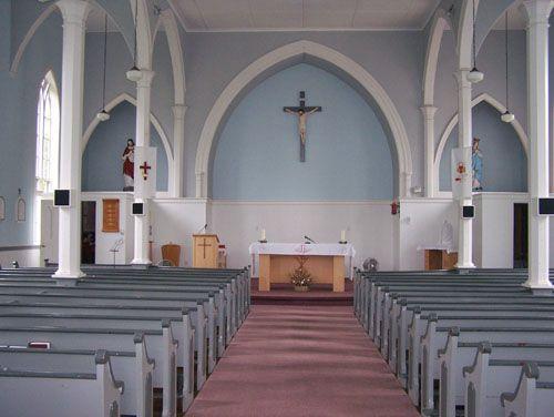 Interior with altar