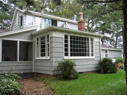 Showing east elevation