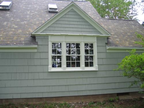 Detail of window on west elevation