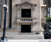 Wall Detail of the Imperial Bank of Canada, Winnipeg, 2006; Historic Resources Branch, Manitoba Culture, Heritage and  Tourism, 2006