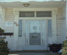 Of note is the decorative front entrance.; Town of Milton, 2008