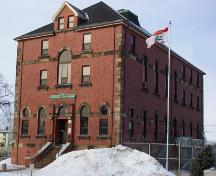 Showing east and north elevations; MacNaught History Centre and Archives, Natalie Griffith, 2005