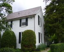 Of note is the late Victorian addition distinguished by its high pitched roof.; Kirsten Pries, 2008.