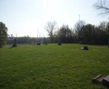 Of note are the individual gravestones.; Martha Fallis, 2008.