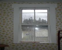 Interior window detail, MacLeod-Haig-MacDonald House, Strathlorne, Nova Scotia; Heritage Division, NS Dept. of Tourism, Culture and Heritage, 2002