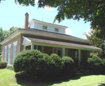 Front façade showing current porch – 2006; OHT, 2006