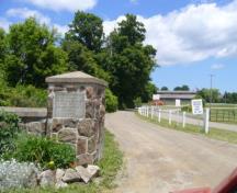Of note is the commemorative plaque.; Kirsten Pries, 2008.