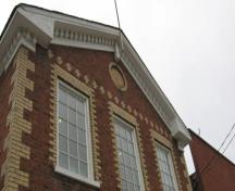 Of note is the dentil trim on the gable ends.; Chelsey Tyers, 2008.