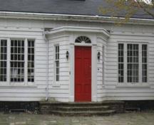 Featured is the front entrance.; Chelsey Tyers, 2008.