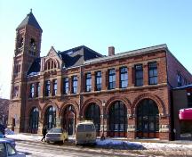 Showing 1916 addition formerly used for fire engines; City of Charlottetown, Natalie Munn, 2005