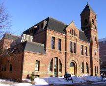 Showing historic bell at street level; City of Charlottetown, Natalie Munn, 2005