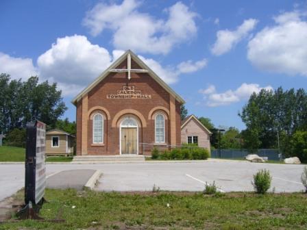 Facade, Old Caledon Township Hall, 2008