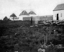 Vue générale de Fort Resolution en 1907.; Parks Canada/Parcs Canada 1907.