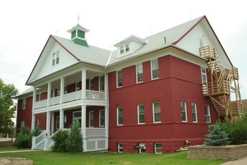 North and east elevations