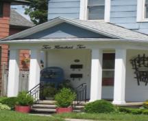 Front entrance detail; Sarah Middleton, Brock University, 2008