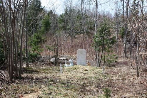 Showing gravestone