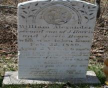 Detail of inscription; Province of PEI, Donna Collings, 2009