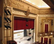 Interior view of Pantages Playhouse Theatre, Winnipeg, 2007; Historic Resources Branch, Manitoba Culture, Heritage, Tourism and Sport, 2007