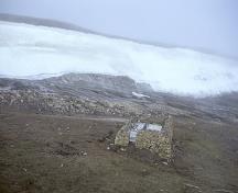 Aerial view of Kellett's Storehouse; Parks Canada, 1978