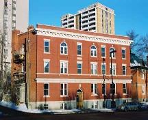 Parkview Apratments - view illustrates the prominent south and west facades adjacent to the Alberta Legislature Grounds.; City of Edmonton, 2004