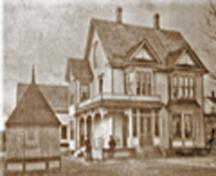 Other than the removal of the gazebo and interior modernizations, very little has changed on this house since 1900 when this photo was taken.; Village of Hillsborough, William Henry Steeves House Museum archives