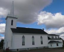 Image of the church built in 1871, viewed from the southwest; Village of Hillsborough