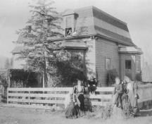 Historic view of Mohr House; Greater Vernon Museum & Archives photo #225, 1893