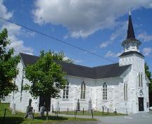 St. Norbert's Church, Old Town Lunenburg, cemetery and west wing, 2004; Heritage Division, NS Dept. of Tourism, Culture and Heritage, 2004
