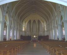 St. Michael's Basilica interior view, 2004.; City of Miramichi