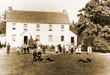 Craigflower Schoolhouse in the late 19th Century
