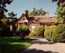 Exterior view of Point Ellice House and gardens; BC Heritage Branch, 2000