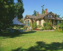 Exterior view of Point Ellice House and gardens; BC Heritage Branch, 2000