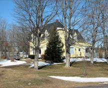 View from the southeast; Village of Dorchester