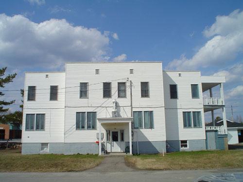 Front façade of the building