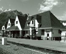 Former Canadian National Railway Station Classified Federal Heritage Building; (B. Potyondi, Great Plains Research Consultants, 1991.)